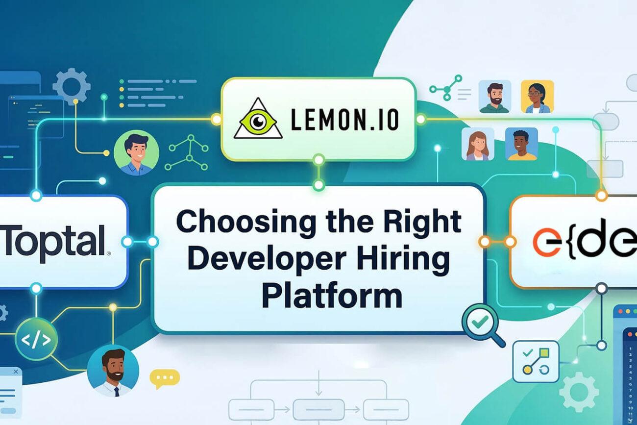 Remote Developer Hiring Platform Comparison - Lemon.io vs Toptal vs eDev